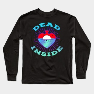 Dead Inside Blue Long Sleeve T-Shirt